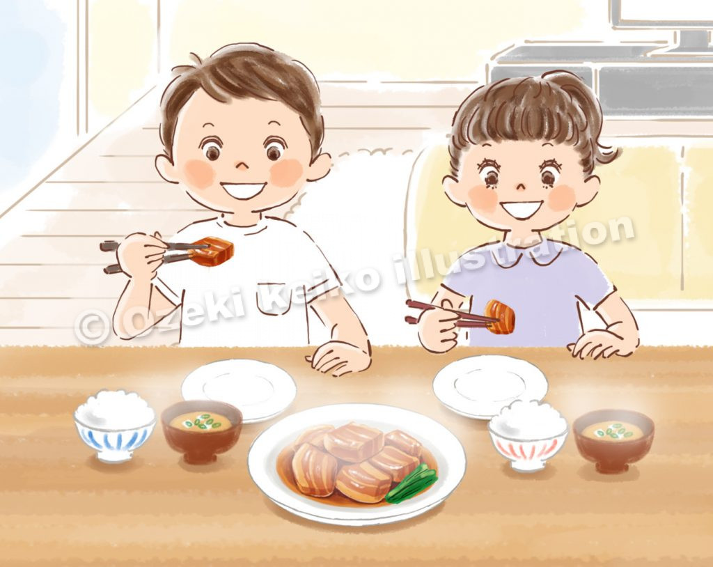 ごはんおかずイラスト